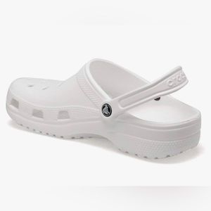 NWT white Crocs
